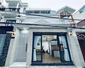 chdv 17 phòng khép kín, full nội thất, đường 5m, lê văn thọ, p11, 6.1x21, 3 tầng, gần cv làng hoa