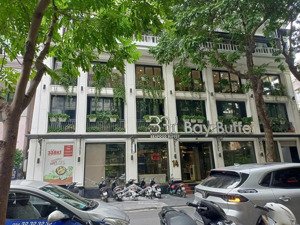 cho thuê nhà mặt phố vũ phạm hàm dt 150m x 5 tầng mặt tiền lô góc 28m vỉa hè rộng