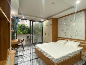 cho thuê căn hộ 1 ngủ 1 khách ngay ga lê đức thọ, dương khuê, mới ban công full nội thất