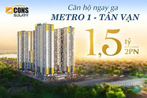 bcons solary - căn hộ dưới 2 tỷ - cách metro 700m