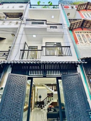 bán nhà mt gò vấp cạnh emart phan văn trị, .hẻm oto6m giá 3tyx ,57m2 lh ngay 