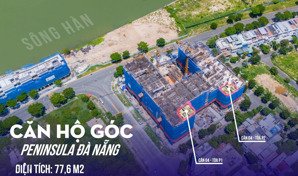 bán căn góc 2 pn dự án peninsula - 77m2 - sổ hồng lâu dài - bàn giao t6/2026
