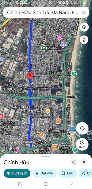 bán gấp lô đất biển mỹ khê siêu đẹp đường 10m5 chính hữu- sơn trà- giá tốt 27,7 tỷ/248m2 ngang 11m