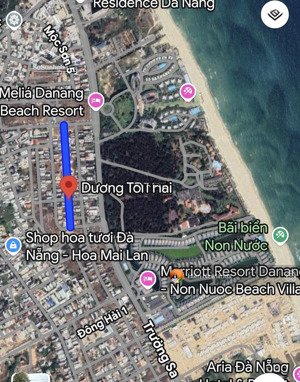 bán 178m đất ngang 10,2m 2 mặt tiền đường dương tôn hải sát biển non nước ngũ hành sơn chỉ 9,8 tỷ