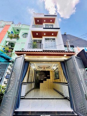 bán nhà 3 tầng 4 x 16m mt 4pn tân chánh hiệp quận 12 shr đường 7m