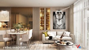 bán 2 phòng ngủ 80m2 sổ hồng sẵn, nội thất full decor cao cấp