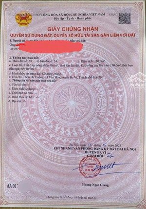 chính chủ gửi bán lô đất 180m² cạnh kđt greenfield villas - mặt tiền 7.5m - giá chỉ 1.6 tỷ