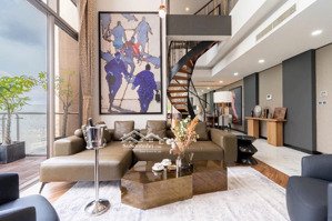 cho thuê cc penthouse masteri millennium full nội thất sân vườn, 240m2 4pn 3wc, bến vân đồn quận 4