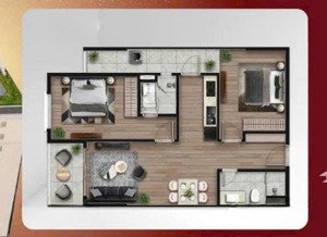 bán gấp căn hộ 2pn, 2wc tại hausman premium residences, 5,5 tỷ, 63m2, đại mỗ, nam từ liêm, hà nội