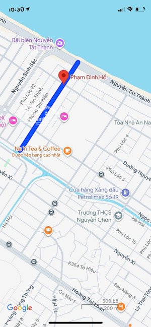 bán nhà mặt tiền phạm đình hổ - thông biển nguyễn tất thành, thanh khê, giá 5 tỷ 6 tl