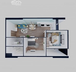 bán fpt plaza 1 2pn 2wc full nội thất cao cấp, 2,65 tỷ, 56m2, đang cho thuê 10tr/tháng