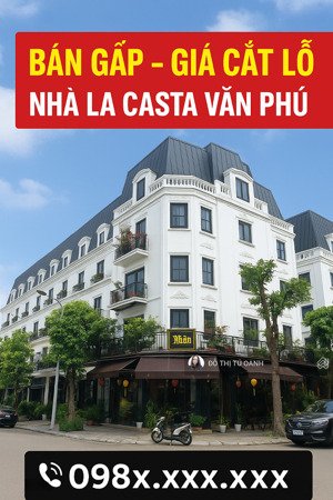 siêu phẩm 5 căn shophouse la casta văn phú mặt vườn hoa thang máy cơ hội vàng cho nhà đầu tư