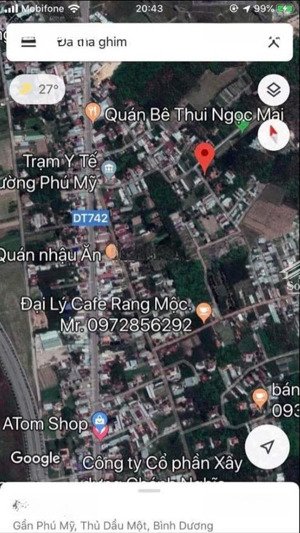 đất xây biệt thự phú mỹ đường dx 005, 30x40m thổ cư 609m2, đất vuông vức đẹp giá tốt