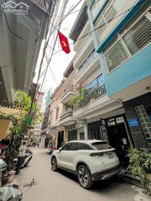 Giảm sốc 1.5 tỷ nhà Trung Kính to ô tô đỗ cửa 10m ra mặt phố 5 tầng 46m2 ở, cho thuê, kinh doanh tốt