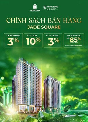 nhận booking có hoàn lại jade square tây hồ tây. trực tiếp cđt, giá chỉ từ 9x tr/m2. lh 
