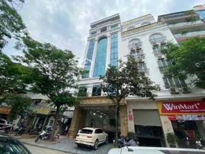 cho thuê nhà phố dương khuê, mai dịch, cầu giấy, dt 70m2 x7t 1 hầm,mt 7m thông sàn thang máy 62tr