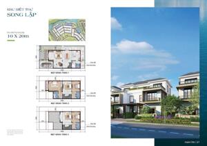 GẤP ! BIỆT THỰ song lập The Suite 284.2m2 AQUA CITY