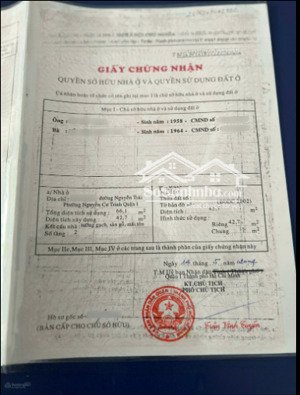 bán nhà hẻm 10m, 212b nguyễn trãi, 2 tầng, cn 43m2, giá 9.5 tỷ!