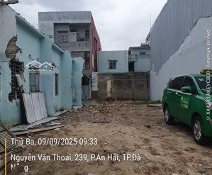 bán lô đất dt: 157m2 sát biển nguyễn văn thoại ( đất chính chủ, giá tốt đầu tư )