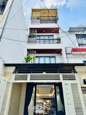 bán nhà 4 tầng 6pn hẻm 6m ung văn khiêm, p25, bình thạnh, dt 4x16m đẹp- khu vip xh quay đầu.