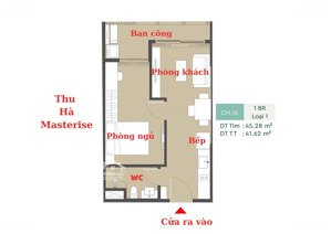 chạm đáy thị trường- 1pn+ đông bắc- view pháo hoa- kí cđt- chỉ 2,79 tỷ- rẻ nhất lumiere spring bay