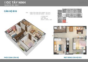 bán căn hộ 49,51m2 - 2pn, tiện nghi đầy đủ cho gia đình nhỏ