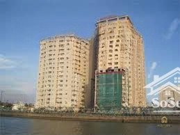 cho thuê chung cư vạn đô, 348 bến vân đồn, p1, q. 4. dt 55m² 2pn, lầu cao, view đẹp thoáng mát,