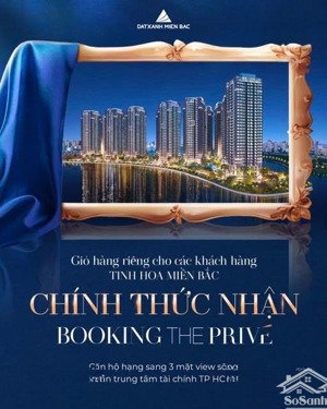 đất xanh miền bắc chính thức nhận booking the privé - giỏ hàng riêng cho khách hàng tinh hoa