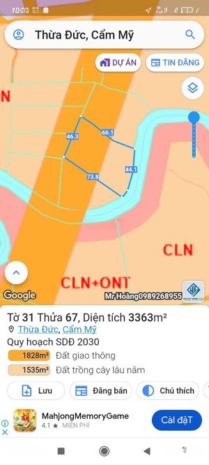 bán gấp đất thừa đức, cẩm mỹ, đồng nai, 3,15 tỷ, 2100 m2 giá ưu đãi