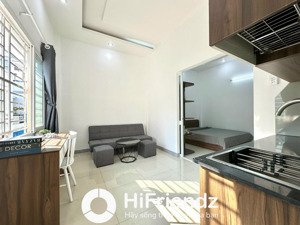 căn hộ 1pn tách bếp đón nắng cực xinh, full nội thất, hẻm ô tô, gần đại học huflit q10