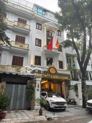 bán biệt thự cao cấp - bùi xuân phái 55 tỷ: có hầm, 5 tầng lh 