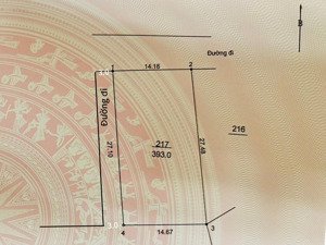 bán đất 393m2 tại tỉnh lộ 413, xuân sơn, sơn tây, hà nội 7 triệu / m2 đẹp xuất sắc