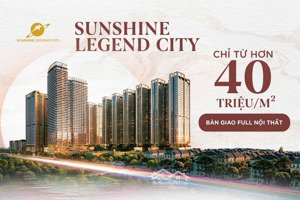 bán căn hộ 2pn 78m2 sunshine legend city full nội thất thông minh, chỉ từ hơn 40 triệu/m