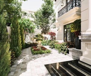 biệt thự công viên cầu giấy - đường lớn 5 làn xe ô tô - 330m2, hầm - mặt tiền 16,5m - 120 tỷ