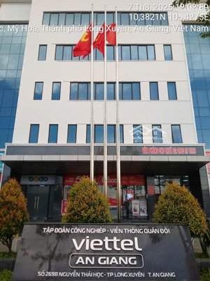 cho thuê văn phòng 479m2, 128,7 nghìn / m2 tại nguyễn thái học, mỹ hòa, long xuyên, an giang