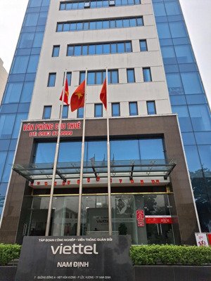 cho thuê văn phòng tại tòa nhà viettel nam định, 36 triệu, 300 m2, giá siêu hời!