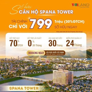 mở bán 2 toà căn hộ sun spana tower hoà xuân, đà nẵng - view sông xem pháo hoa, chỉ 60tr/m2