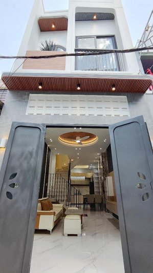 bán căn nhà phố xây mới đầy đủ nội thất,vị trí đẹp gần mặt tiền thống nhất, p16, gò vấp. chỉ 4ty650