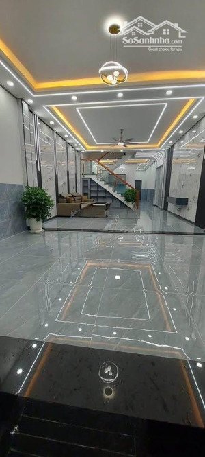 hxh 5m thẳng tắp dt 92m² nhà 1 trệt 2 lầu sân thượng 4pn nguyễn thái sơn, gò vấp