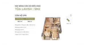 căn 2pn 2wc duy nhất ck 17%, giảm 1,3ty tầng đẹp, kí hđmb trực tiếp cđt, ib em ngay