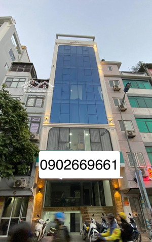bán toà building phố vũ phạm hàm -3 bước ra phố- phân lô ô tô tránh - 9 tầng - 1 hầm- 80m2- 34.5 ty