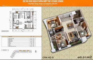 bán căn hộ 3n2vs - 80m2 chung cư xuân mai, yên nghĩa - nhà tầng trung, hướng mát có ban công.