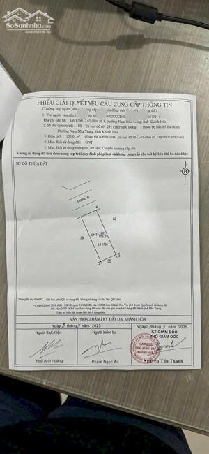 Bán Đất Tđc Hòn Rớ 01 – Sát Biển, Đường Đô Đốc Tuyết, P. Nam Nha Trang