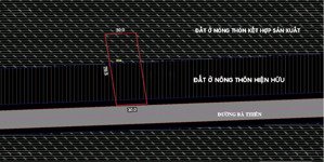 bán đất mặt tiền đường bà thiên, nhuận đức củ chi
