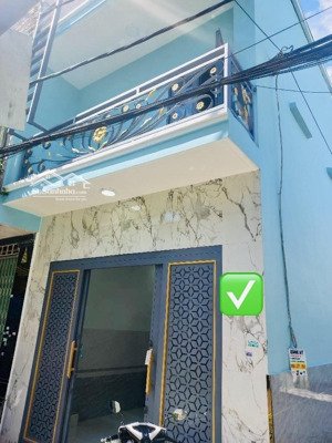 giá rẻ! nhà đẹp lưu hữu phước q8, mới ở ngay, 2 tầng, dtsd 42m2, hẻm thông, shr, 2.599 tỷ