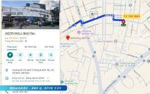 bán nhà khu tên lửa, mt đường số 12, dt 4 x 13.5m, cấp 4, giá 5 tỷ. gần aeon mall.