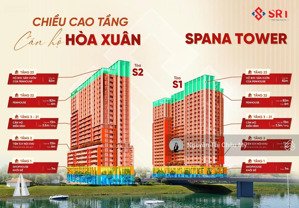 căn hộ spana tower 100% view sông- early bird 5%- miễn gốc và lãi 30 tháng- sun group- châu mỹ srt