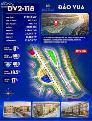 Biệt thự song lập phân khu Đảo Vua ĐV2-118