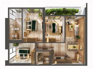 bán căn hộ góc đẳng cấp tòa sky forest; dt 93m2 (3pn+2wc). giá tốt: 6.7 tỷ. liên hệ 
