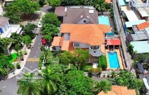 130 tỷ, biệt thự khu compound nguyễn văn hưởng, 23x30, 4 tầng, hồ bơi sân vườn tiểu cảnh xịn xò